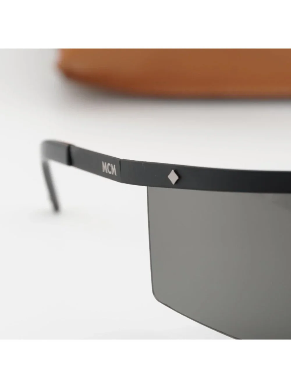 MCM MW0016 02A Shield Sunglasses – Black / Smoke